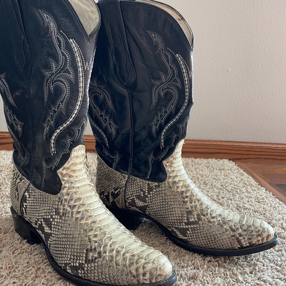 JB Dillon Snakeskin boots